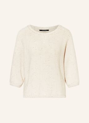 comma Sweater with glitter thread