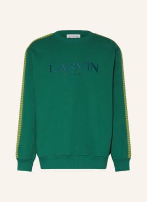 LANVIN Oversized-Sweatshirt mit Galonstreifen