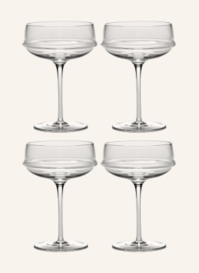 SERAX Set of 4 champagne glasses DUNE