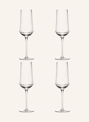 SERAX Set of 4 champagne glasses DUNE