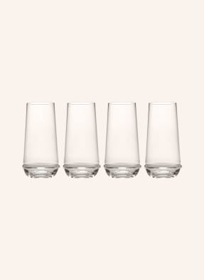 SERAX Set of 4 tall drinking glasses DUNE