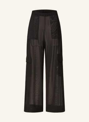 MAX & Co. Cargo trousers LEONIDA made of mesh