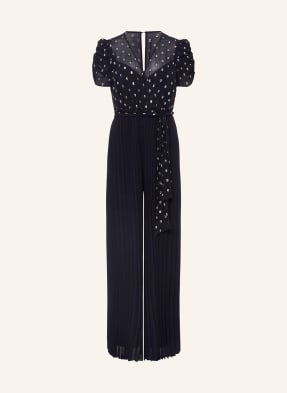 Phase Eight Jumpsuit MOLLI with glitter thread and pleats