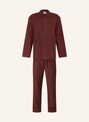 Calvin Klein Schlafanzug Aus Flanell rot