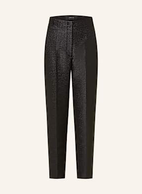 Marc Cain Hose Franca Mit Glitzergarn schwarz