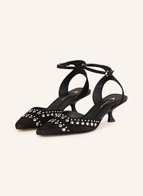 Carrano Slingpumps Mit Nieten schwarz