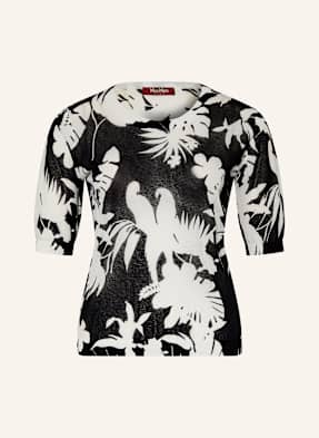 Max Mara Studio Úpletové Tričko Comodo černá / bílá