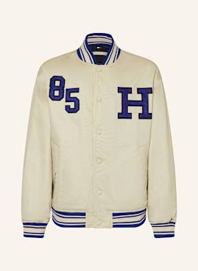 Tommy Hilfiger College Bunda světle hnědá / modrá
