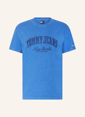 Tommy Jeans Tričko modrá / tmavě modrá