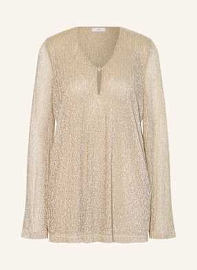 Riani Blusenshirt Mit Glitzergarn gold