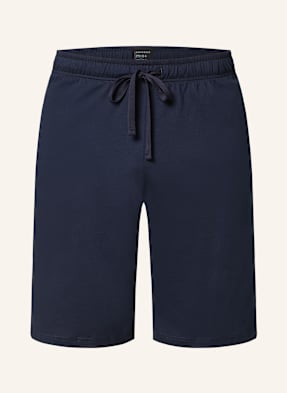 Schiesser Schlafshorts Mix+Relax blau