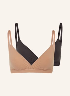 Skims Bustier Podprsenky Fits Everbody, 2 Kusy V Balení onyx - sienna