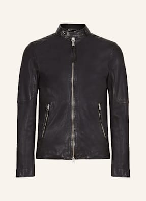 Allsaints Kožená Bunda Cora černá