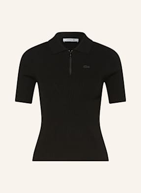 Lacoste Strickshirt schwarz