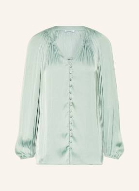 Mrs & Hugs Satinbluse gruen