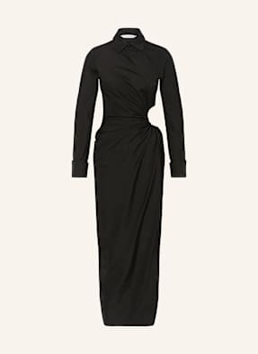 Max Mara Hemdblusenkleid Etere Mit Cut-Out schwarz