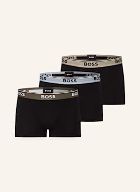 Boss Boxerky Power, 3 Kusy V Balení černá