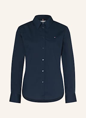 Tommy Hilfiger Košilová Halenka tmavě modrá