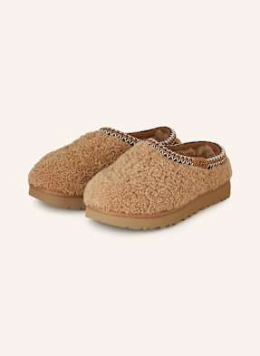 Ugg Pantoletten Tasman Maxi Curly braun