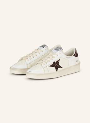 Golden Goose Sneaker Stardan Mit Pailletten weiss