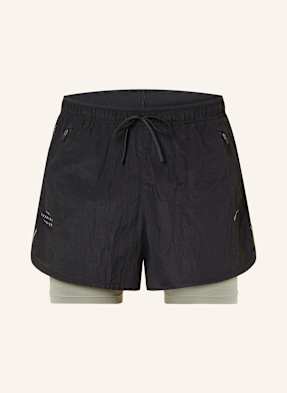 Nike 2-In-1-Laufshorts Stride Running Division schwarz
