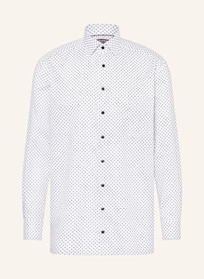 Olymp Košile Luxor Comfort Fit S Extra Dlouhým Rukávem bílá / tmavě modrá / tmavě modrá