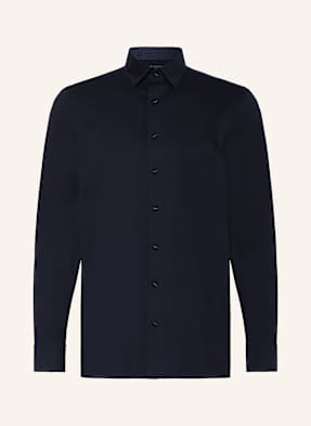 Olymp Žerzejová Košile Luxor Modern Fit tmavě modrá