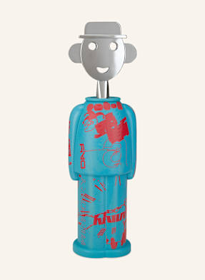 Alessi Vývrtka Alessandro M. tyrkysová / červená