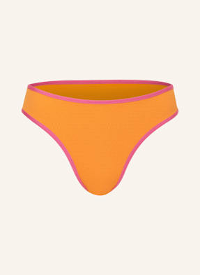 Seafolly High-Waist Bikinové Kalhotky Beach Bound oranžová / růžová