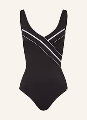Charmline Tvarující Plavky Body Power černá / stříbrná