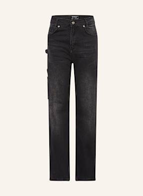 Blue Effect Straight Džíny Worker Baggy Fit 9803 black