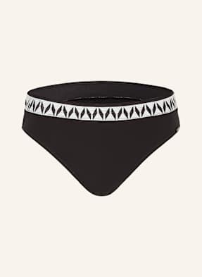Lidea Basic Bikinové Kalhotky Graphic Ride černá / bílá