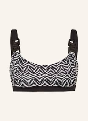 Lidea Bralette-Bikini-Top Dashed Pulse schwarz