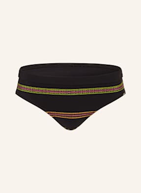 Lidea Basic Bikinové Kalhotky New Mexico černá / oranžová / zelená