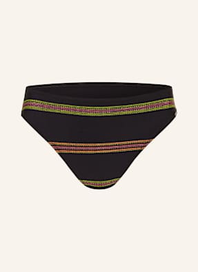 Lidea Basic Bikinové Kalhotky New Mexico černá / oranžová / zelená