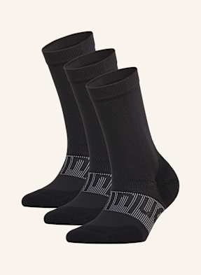 Lululemon Sportovní Ponožky Power Stride Crew, 3 Páry V Balení 0001 black