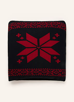 Ralph Lauren Home Dekorační Polštář Everett černá / tmavě červená