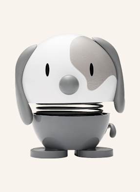 Hoptimist Dekorativní Figurka Dog Small světle šedá / bílá