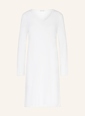 Hanro Noční Košile Cotton Silk bílá
