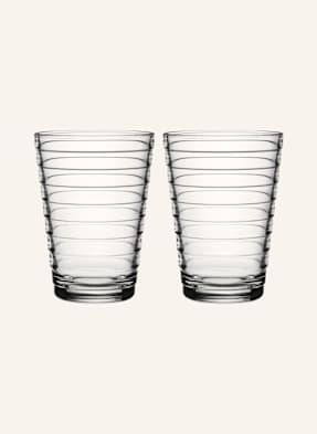 Iittala Sada 2 Sklenic Na Pití Aino Aalto transparentní