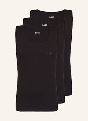 Boss 3er-Pack Unterhemden One schwarz