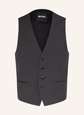 Boss Anzugweste Huge Slim Fit grau