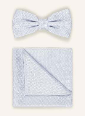 Paul Set: Fliege Und Einstecktuch blau