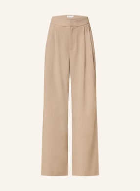Mrs & Hugs Marlenehose Mit Galonstreifen beige