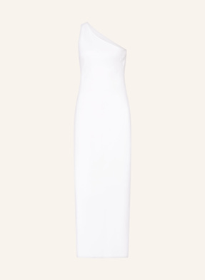Mrs & Hugs One-Shoulder-Kleid Aus Leinen weiss