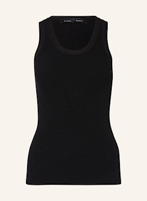 Proenza Schouler Úpletový Top Roberts černá