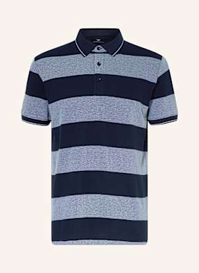 Strokesman's Piqué-Poloshirt blau