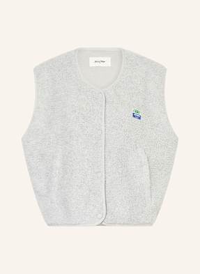 American Vintage Teddyfell-Weste grau