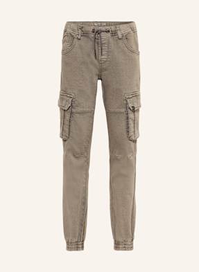 Garcia Cargo Kalhoty Regular Fit černošedá