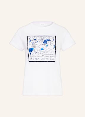 Darling Harbour T-Shirt Mit Pailletten weiss